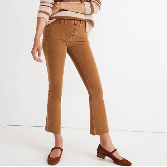 Madewell Pants - Madewell Cali Demi-Boot Jeans: Corduroy Edition